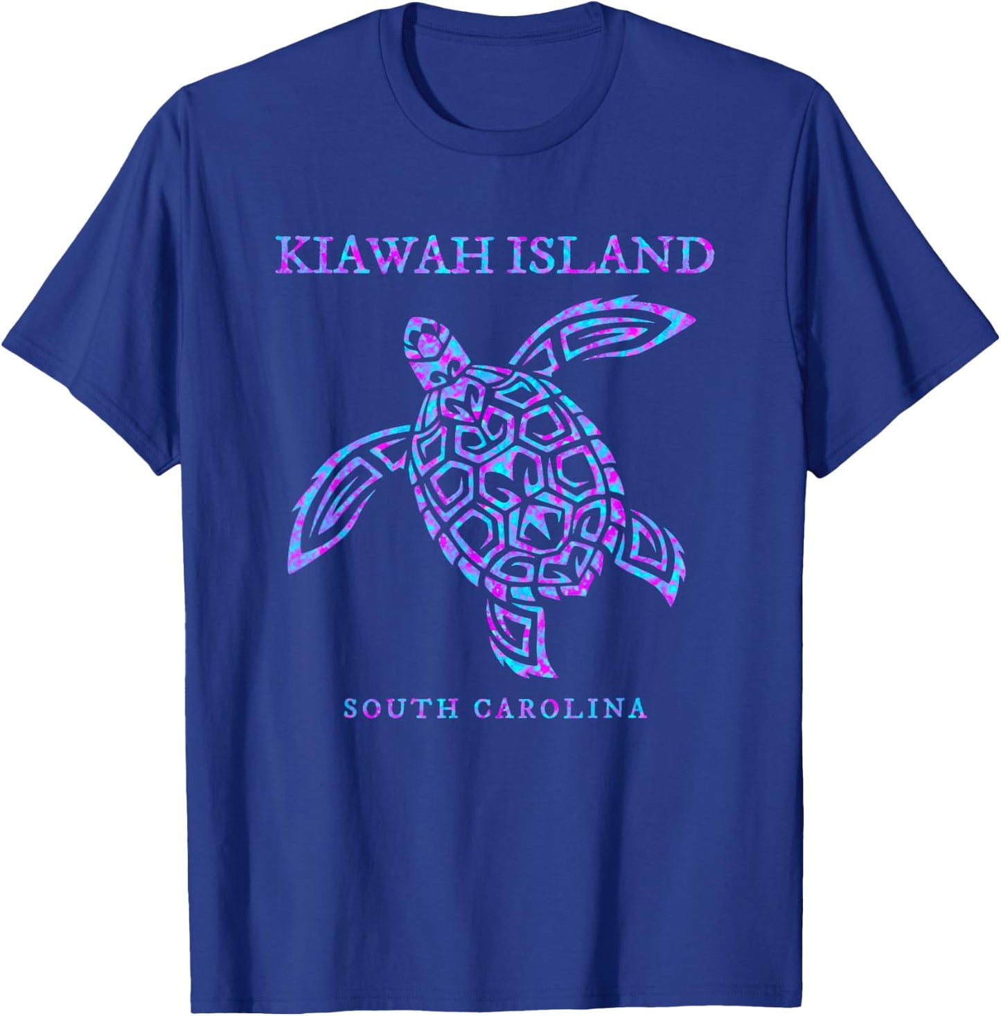 Kiawah Island South Carolina Sea Turtle Souvenir Boys Girls T-Shirt - T-Shirt | Royal
