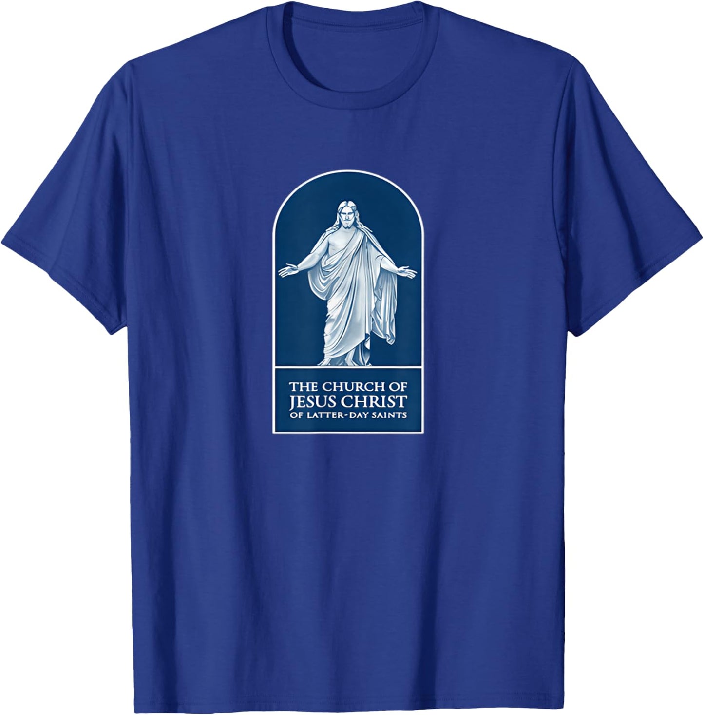 Vintage Lds Mormon Church Of Jesus Christ Faith God T-Shirt - T-Shirt | Royal
