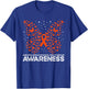 Amplified Musculoskeletal Pain Syndrome Butterfly AMPS T-Shirt - T-Shirt | Royal