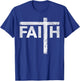 Christian Faith & Cross - Christian Faith T-Shirt - T-Shirt | Royal