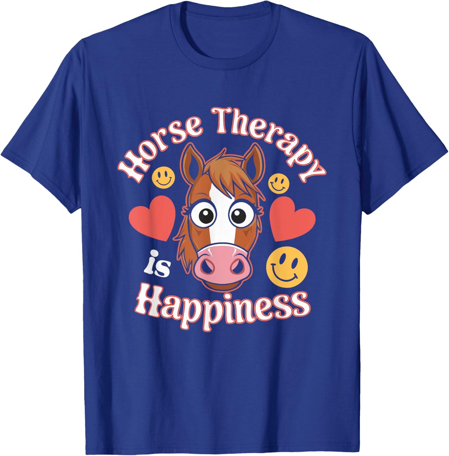 Funny Therapeutic Riding Equine Assisted Therapy Healing T-Shirt - T-Shirt | Royal
