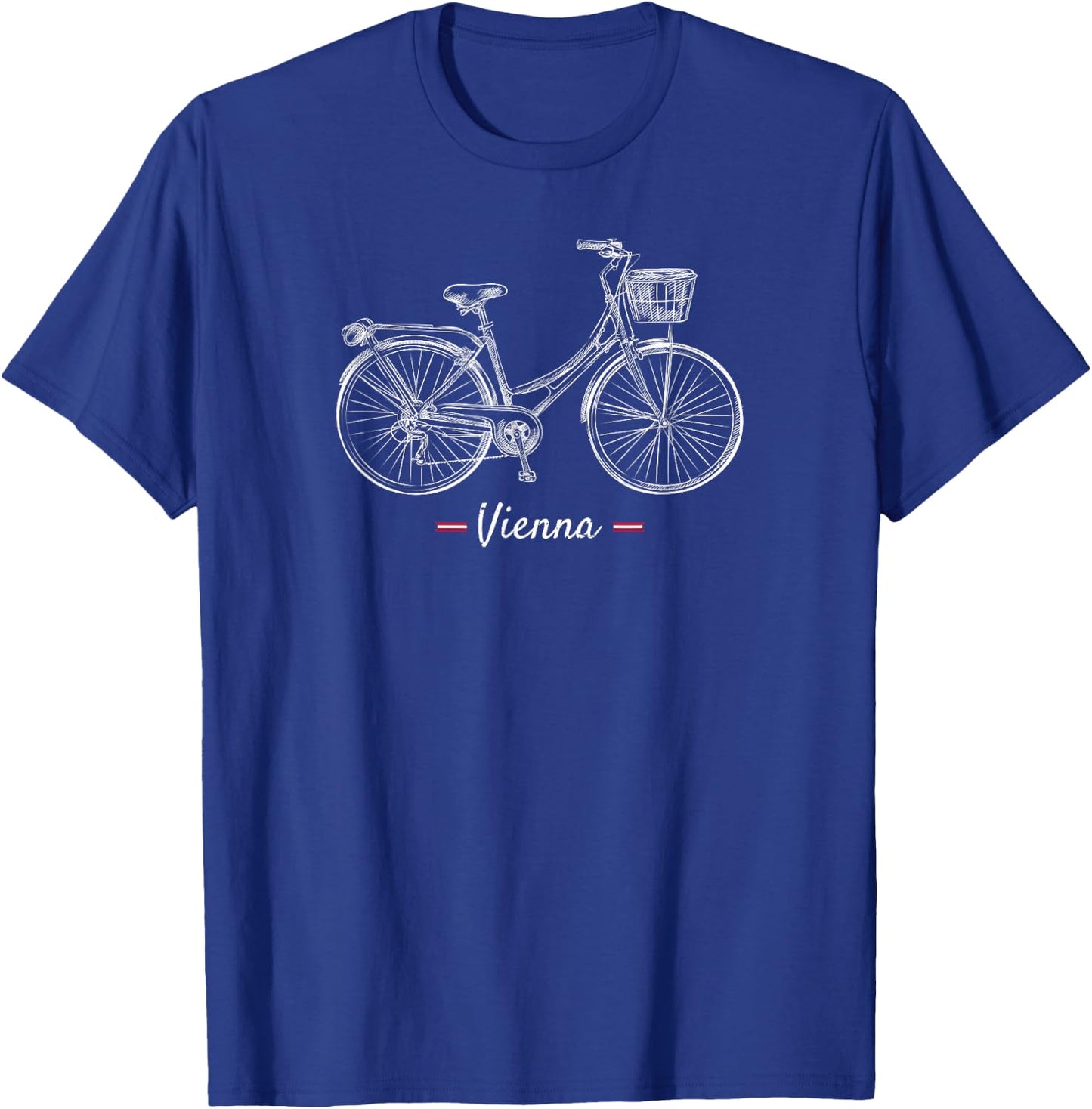 Vintage Bicycle Vienna Austria | Bike Lover T-Shirt - T-Shirt | Royal