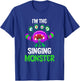 I'm The Singing Monster Matching Family Halloween T-Shirt - T-Shirt | Royal