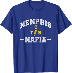 Memphis Mafia Tennessee USA TN State Pride Distressed T-Shirt - T-Shirt | Royal