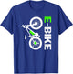 E-Bike - Cool Electric Bicycle Gift T-Shirt - T-Shirt | Royal