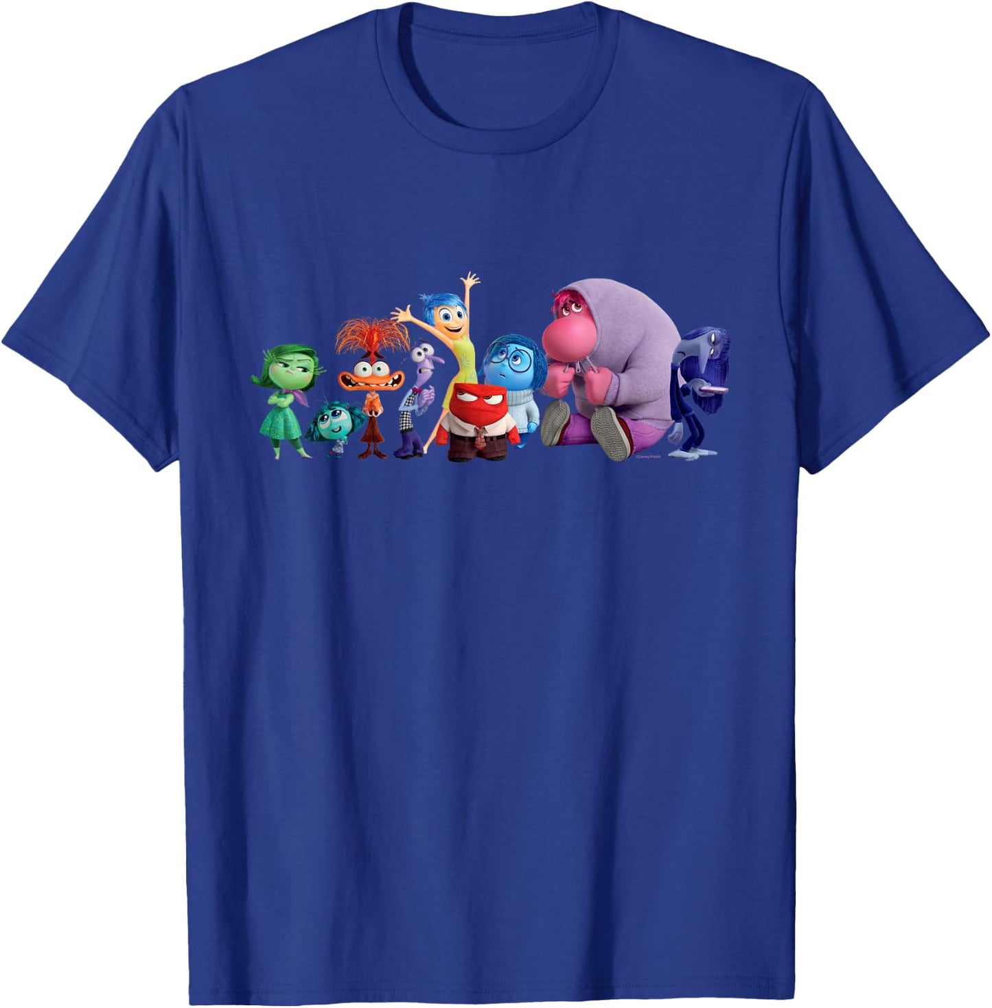 Disney and Pixar’s Inside Out 2 Emotions Group All Together T-Shirt - T-Shirt | Royal