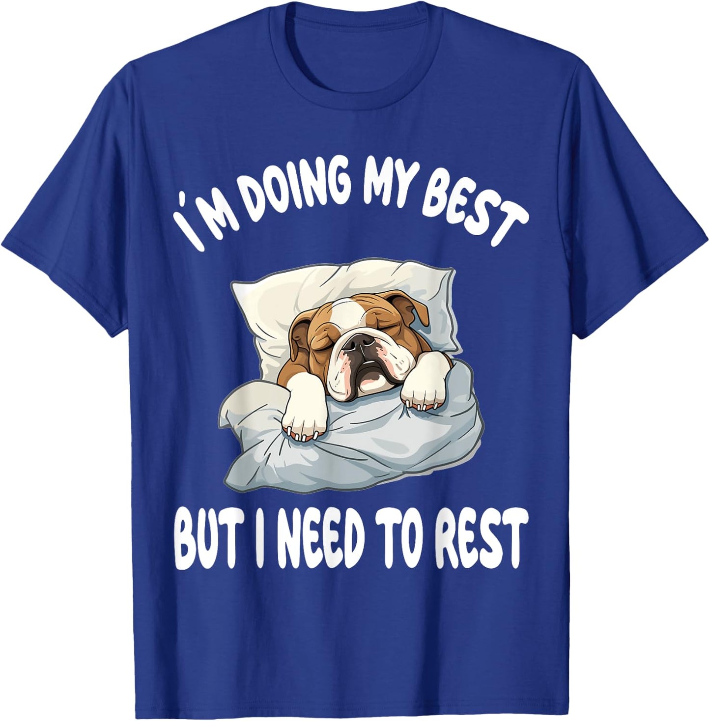 English Bulldog Official Sleepshirt Pajamas Nightgown Women Girls Kids T-Shirt - T-Shirt | Royal