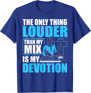 Audio Church Sound Tech Recording Engineer Church Sound Guy T-Shirt - T-Shirt | Royal
