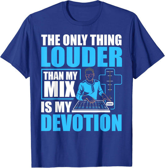 Audio Church Sound Tech Recording Engineer Church Sound Guy T-Shirt - T-Shirt | Royal