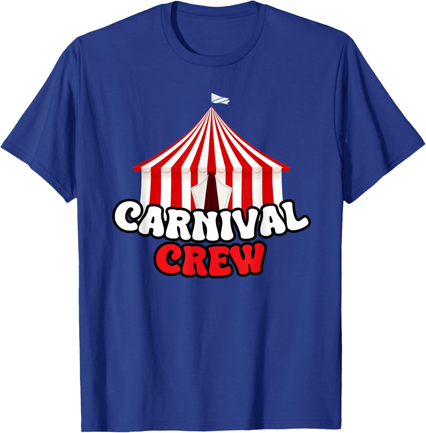 Carnival Crew Circus Staff Festival Theme Birthday Party T-Shirt - T-Shirt | Royal