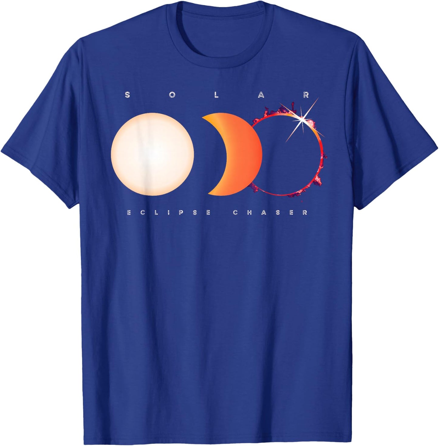 Solar Eclipse Chaser Shirt Total Eclipse Astronomy T-Shirt - T-Shirt | Royal