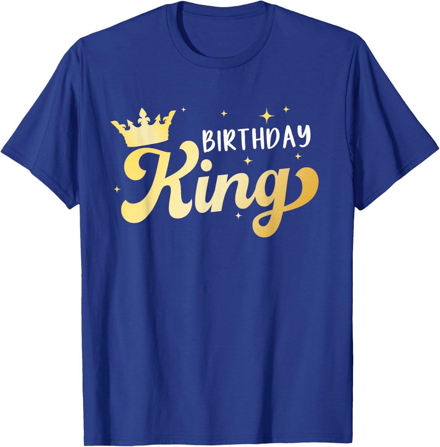 Birthday King For Boys And Men Matching Birthday T-Shirt - T-Shirt | Royal