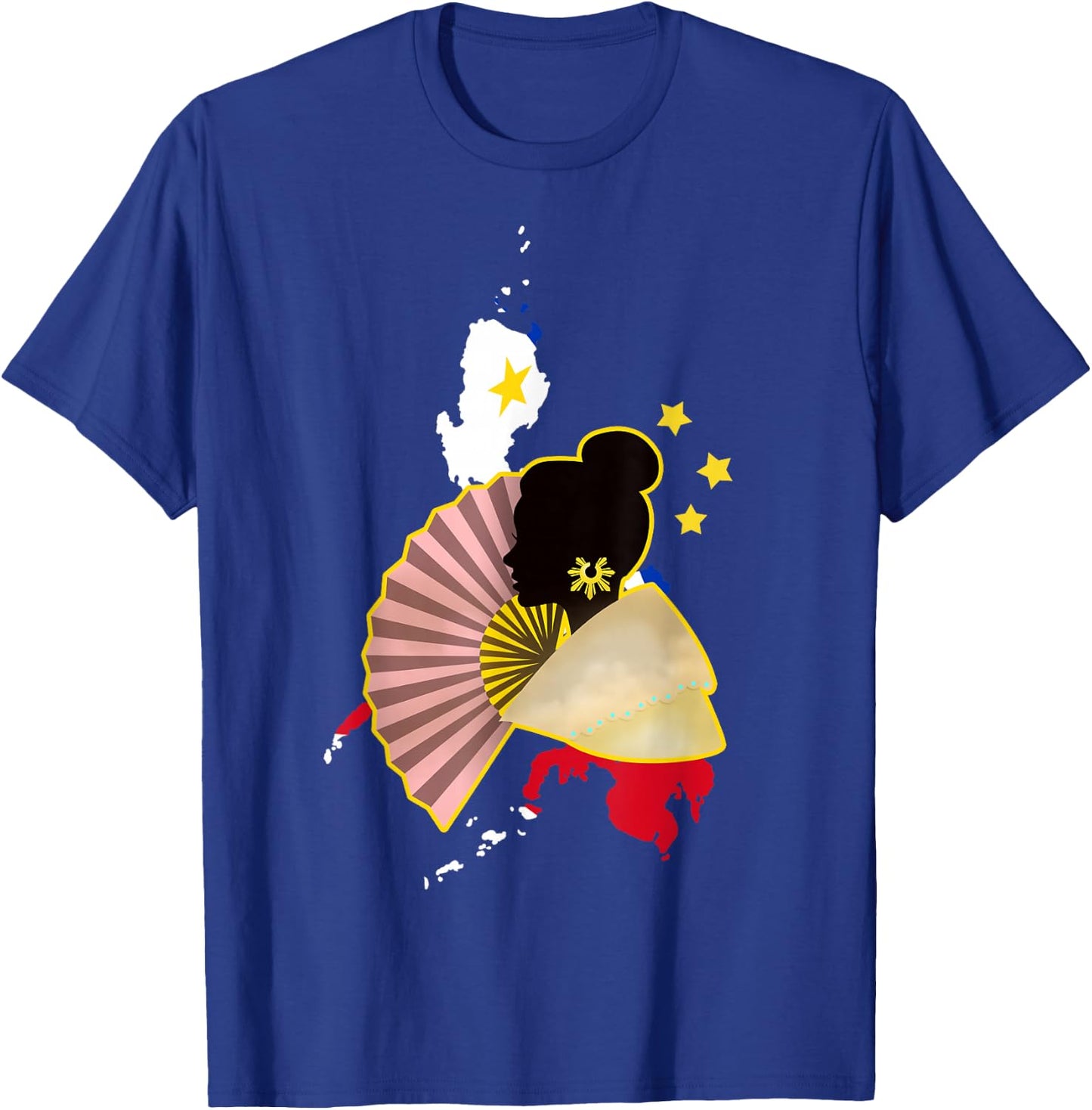 Philippines Pinay Filipina Filipino Flag Day Woman Girl T-Shirt - T-Shirt | Royal