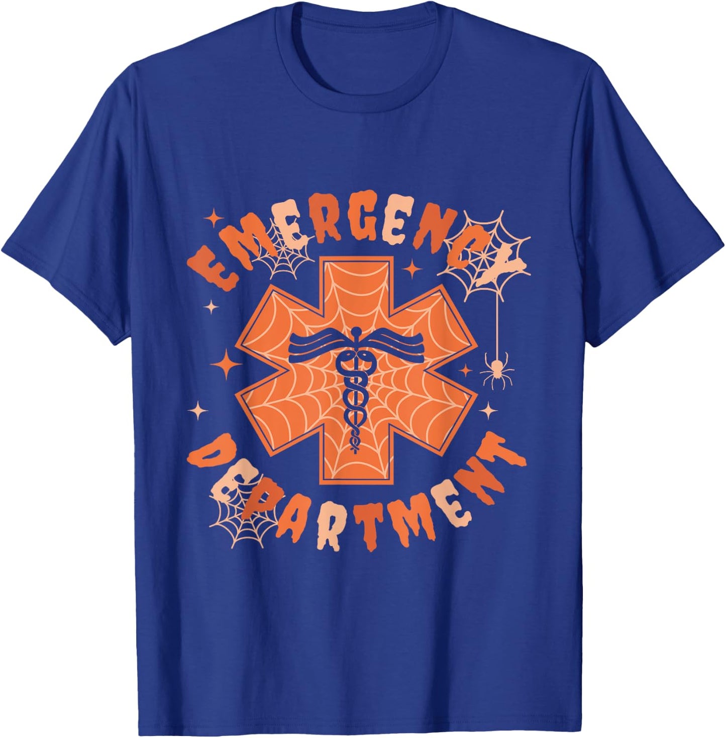 Emergency Department Halloween Emergency Room Nursing Nurse T-Shirt - T-Shirt | Royal