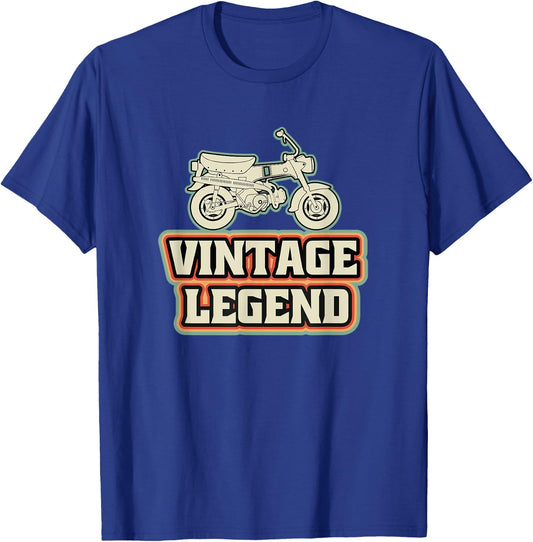 Dax Vintage Legend Japan Moped Motorcycle T-Shirt - T-Shirt | Royal