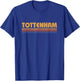 Visit the Tottenham London Store Tottenham London Retro Vintage Black Adults Small Classic Fit Short Sleeve T-Shirt - T-Shirt | Royal