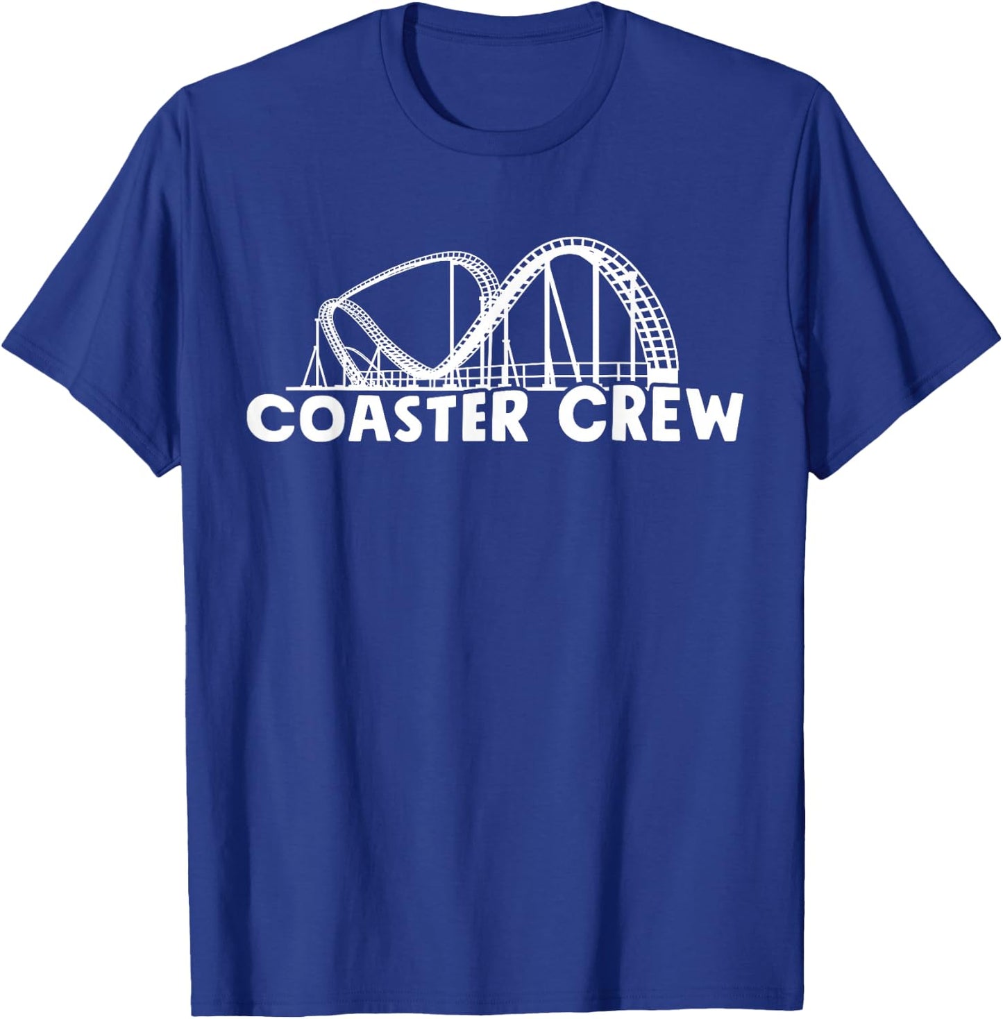 Amusement Park I Rollercoaster Crew I Roller Coaster Crew T-Shirt - T-Shirt | Royal