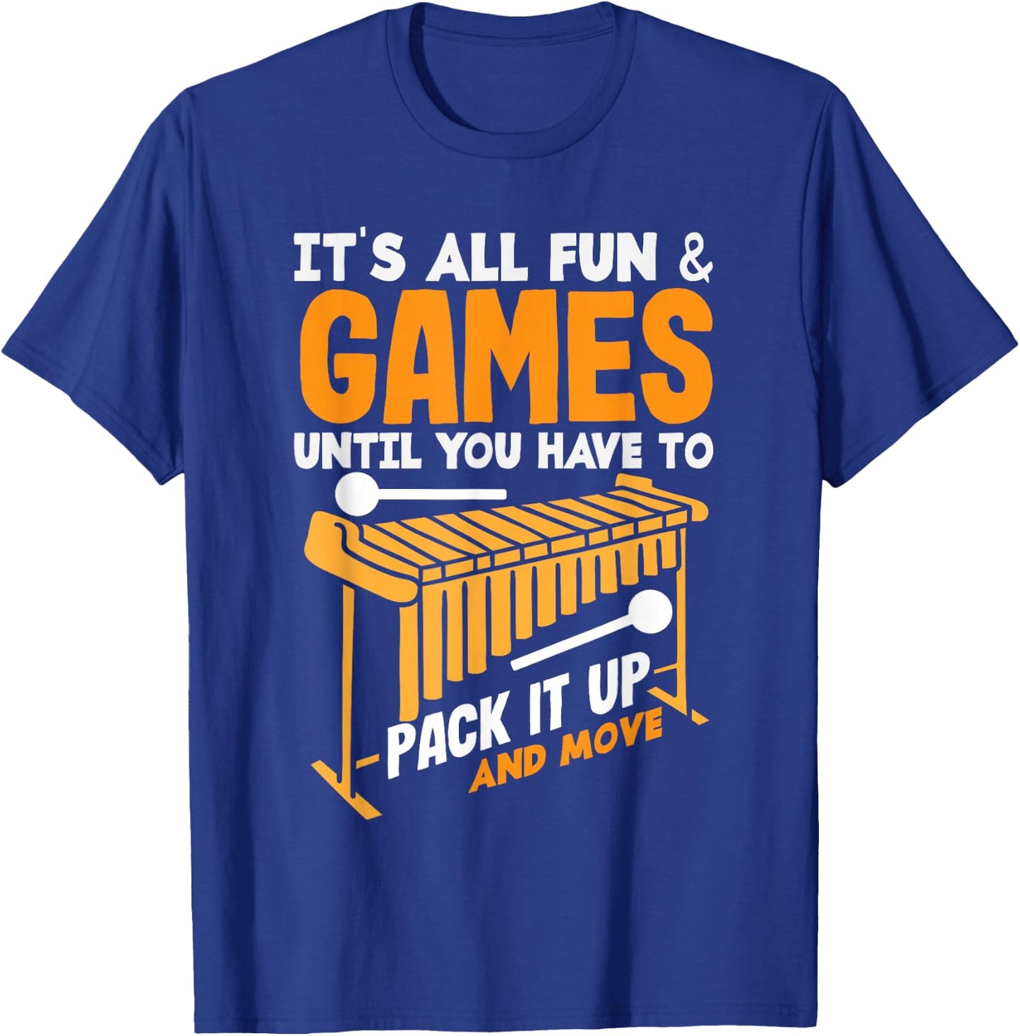 Vibraphone Musical Instrument Vibraphonist Marimba Player T-Shirt - T-Shirt | Royal
