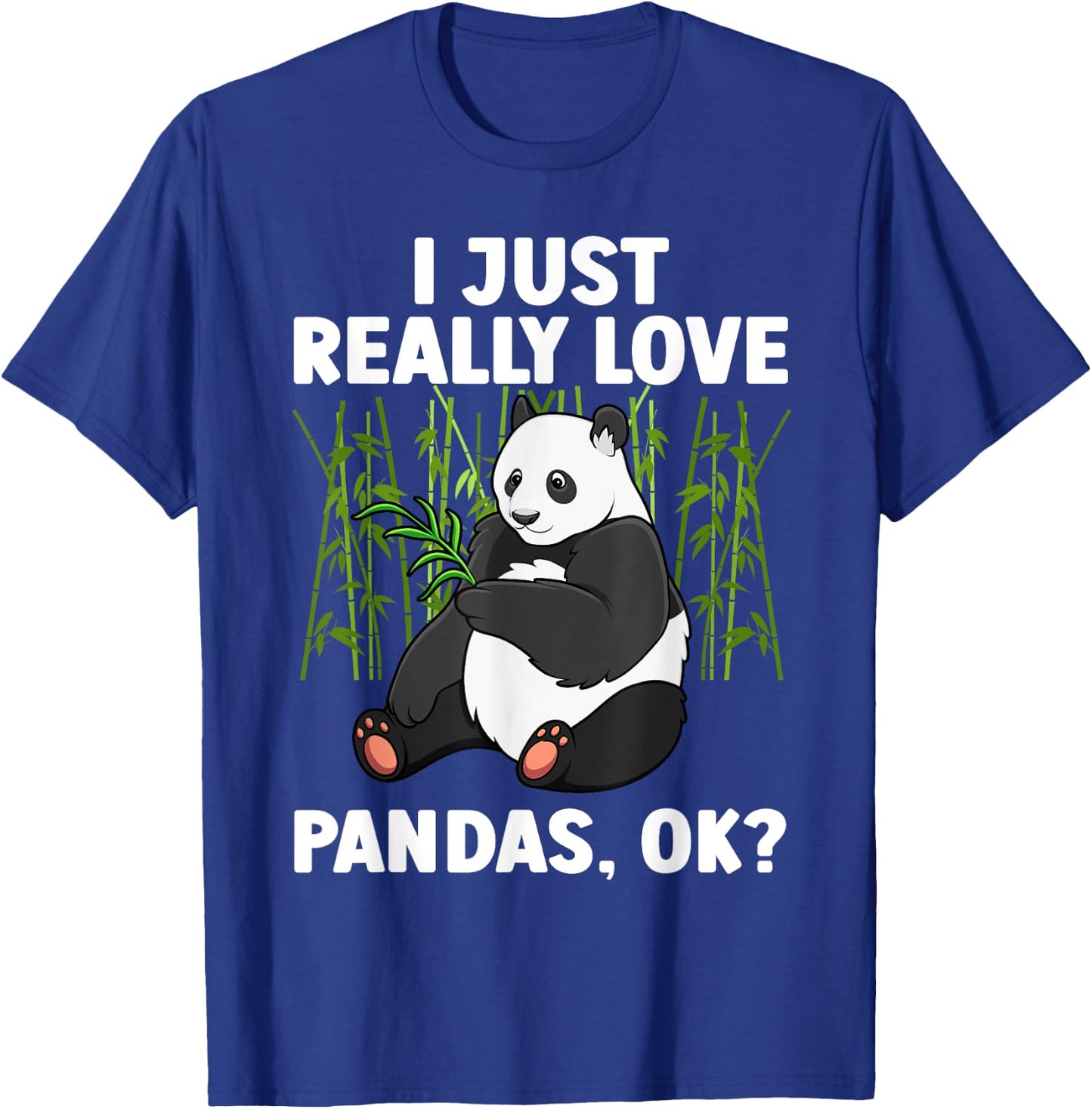 Panda Art Women Animal Giant Panda Bear Panda Lover T-Shirt - T-Shirt | Royal