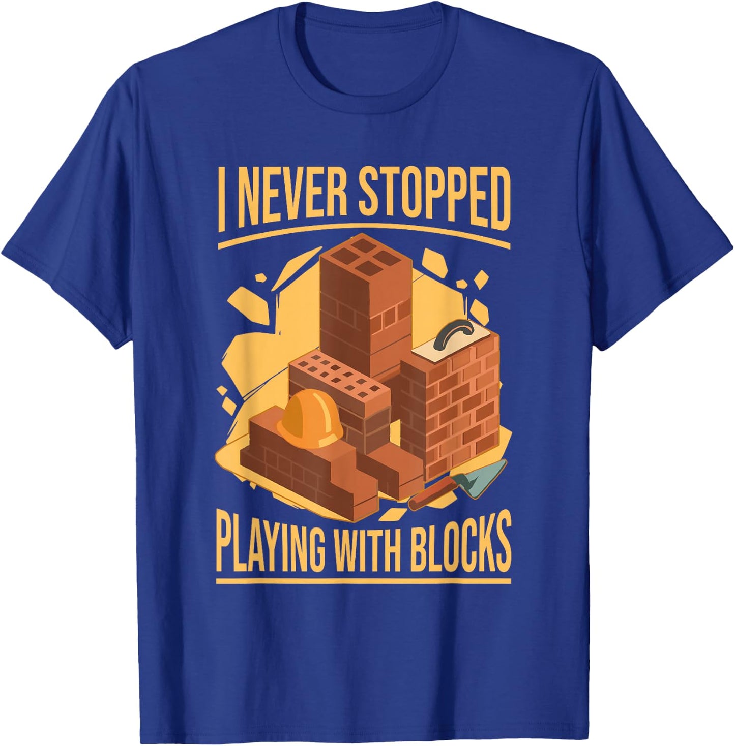 Bricklayer Masonry T-Shirt - T-Shirt | Royal
