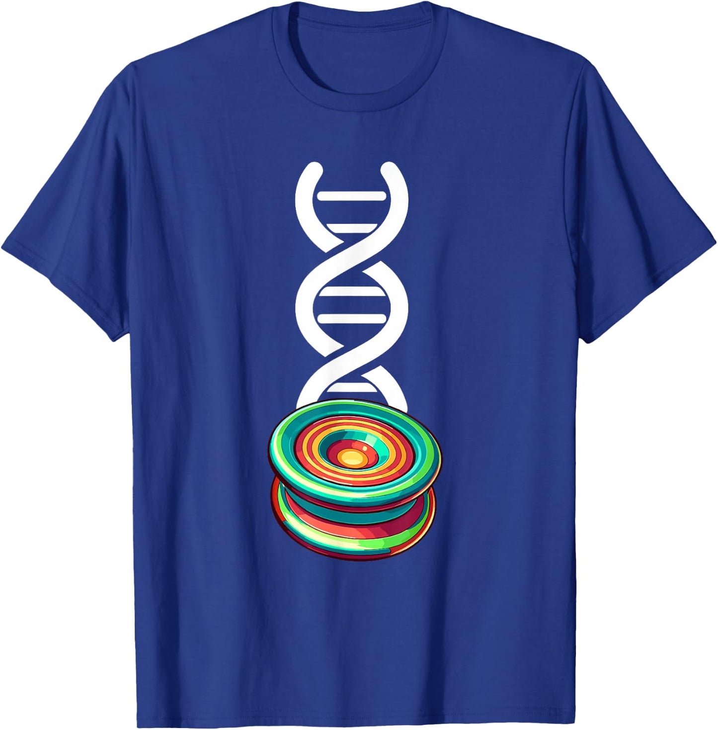 Funny Yo-Yo Toy Trick | Yoyo DNA T-Shirt - T-Shirt | Royal