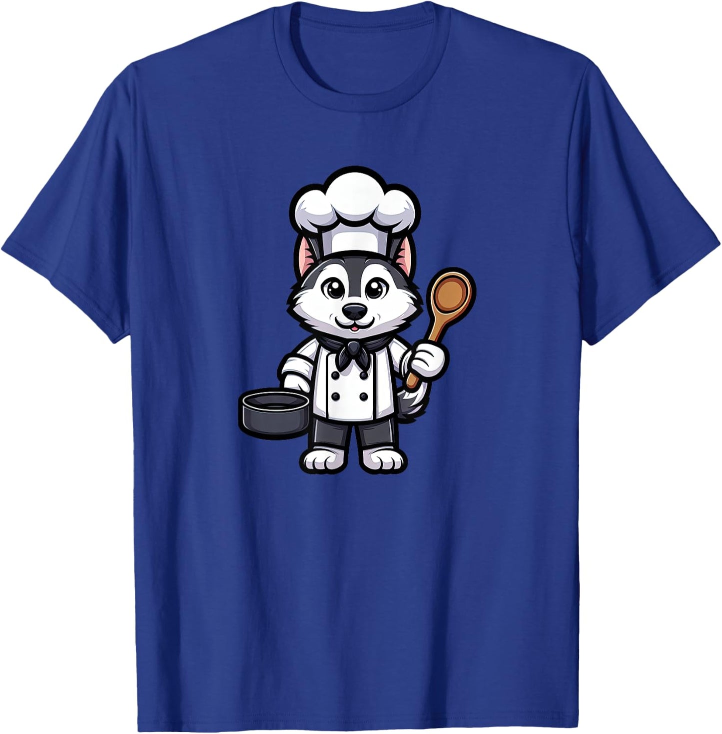 Husky Chef Dog Funny Cooking T-Shirt - T-Shirt | Royal