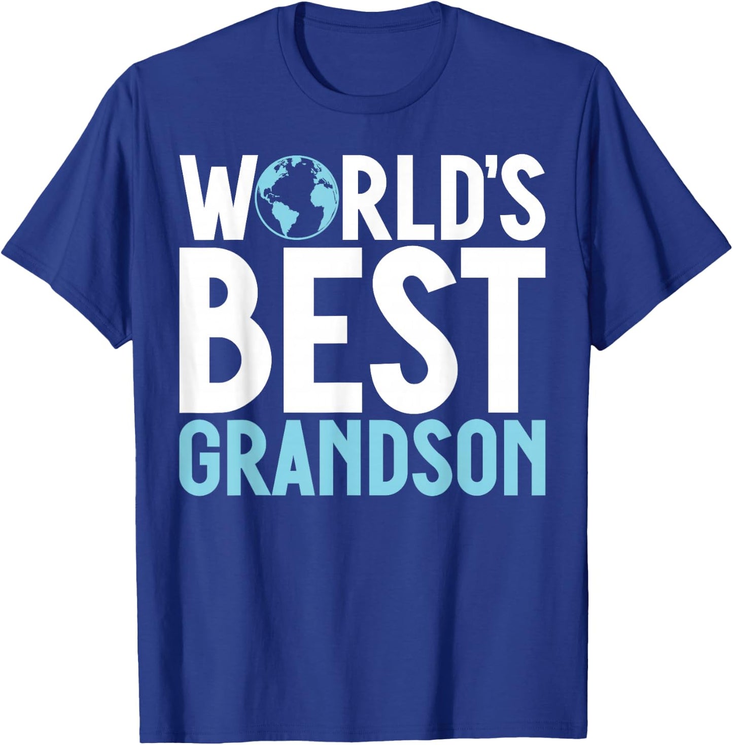 Worlds best Grandson , Small T-Shirt - T-Shirt | Royal