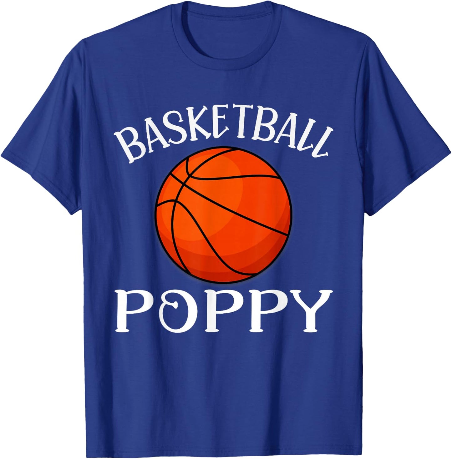 Basketball Poppy Basketball Player T-Shirt - T-Shirt | Royal