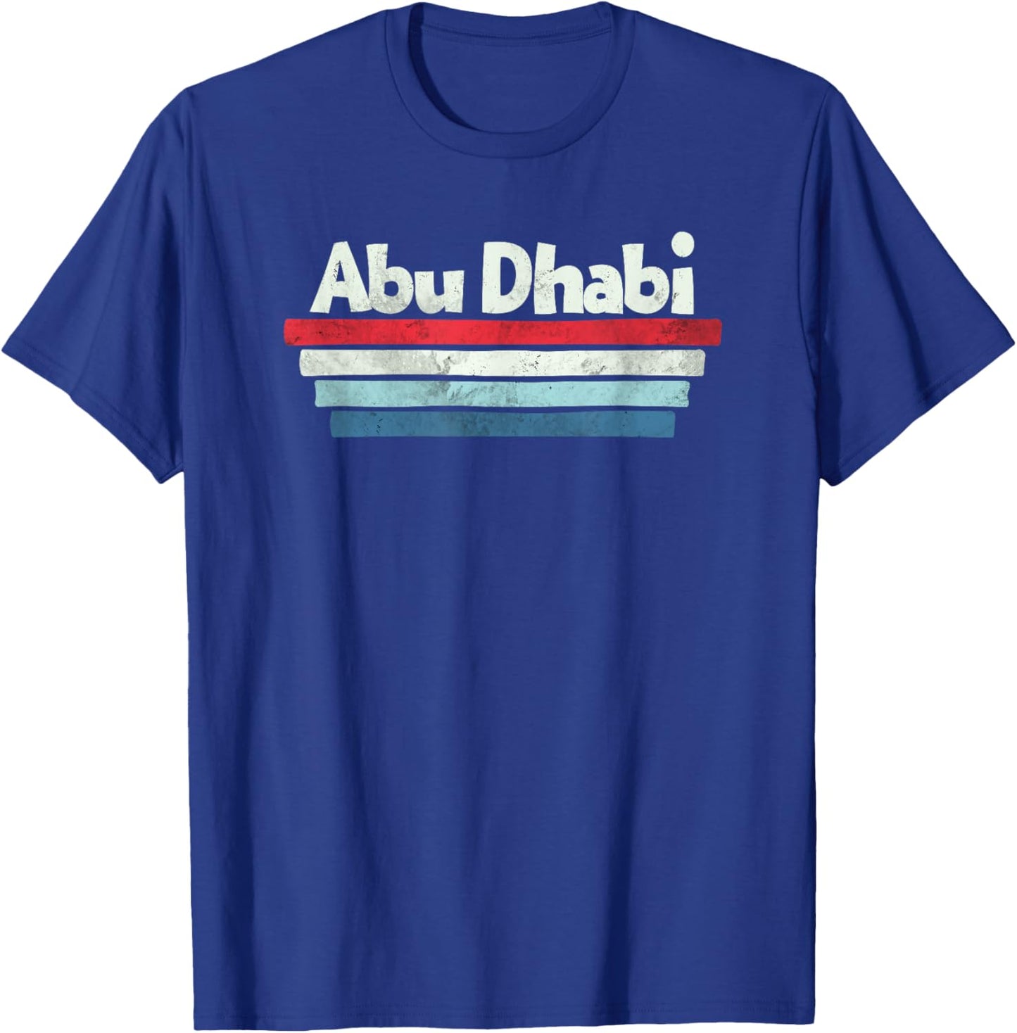 Vintage Retro 70s 80s Abu Dhabi T-Shirt - T-Shirt | Royal