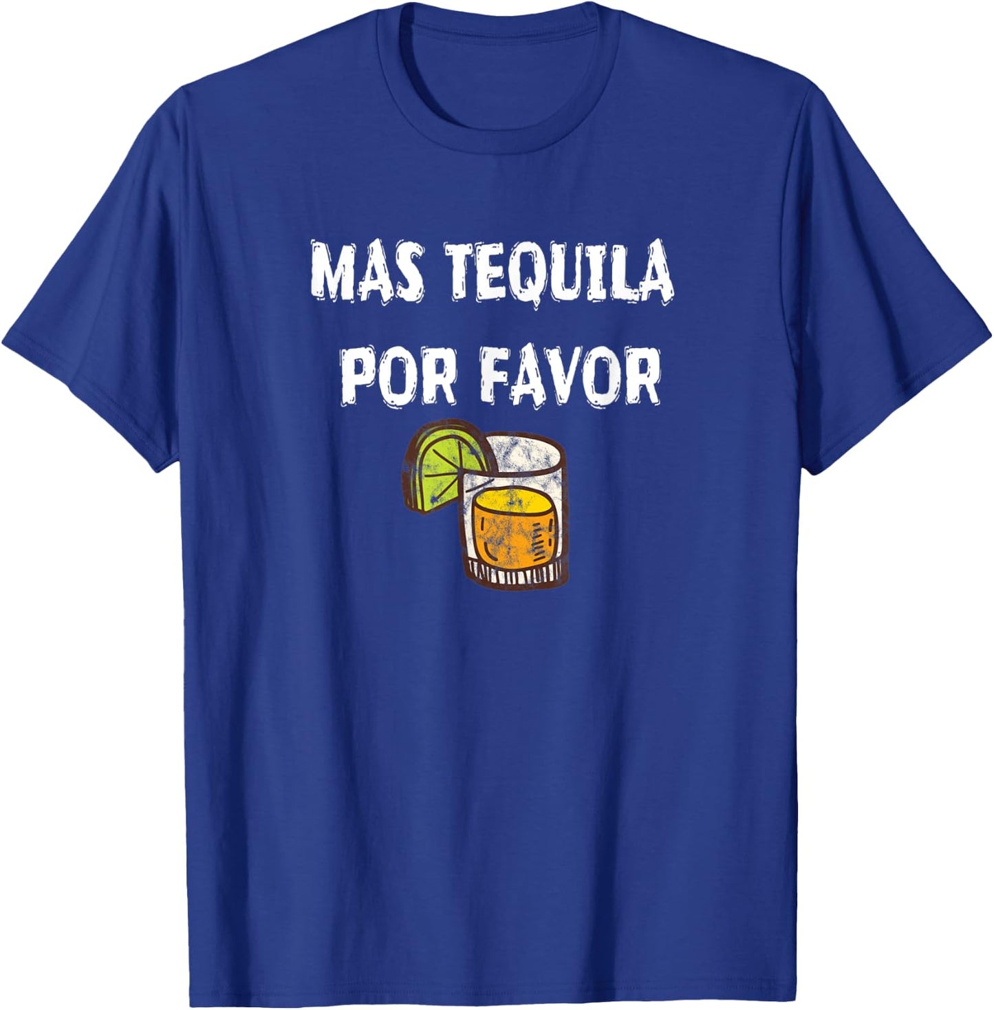 Mas Tequila Por Favor Party Alcohol Liquor Beach Pool Travel Women T-Shirt - T-Shirt | Royal