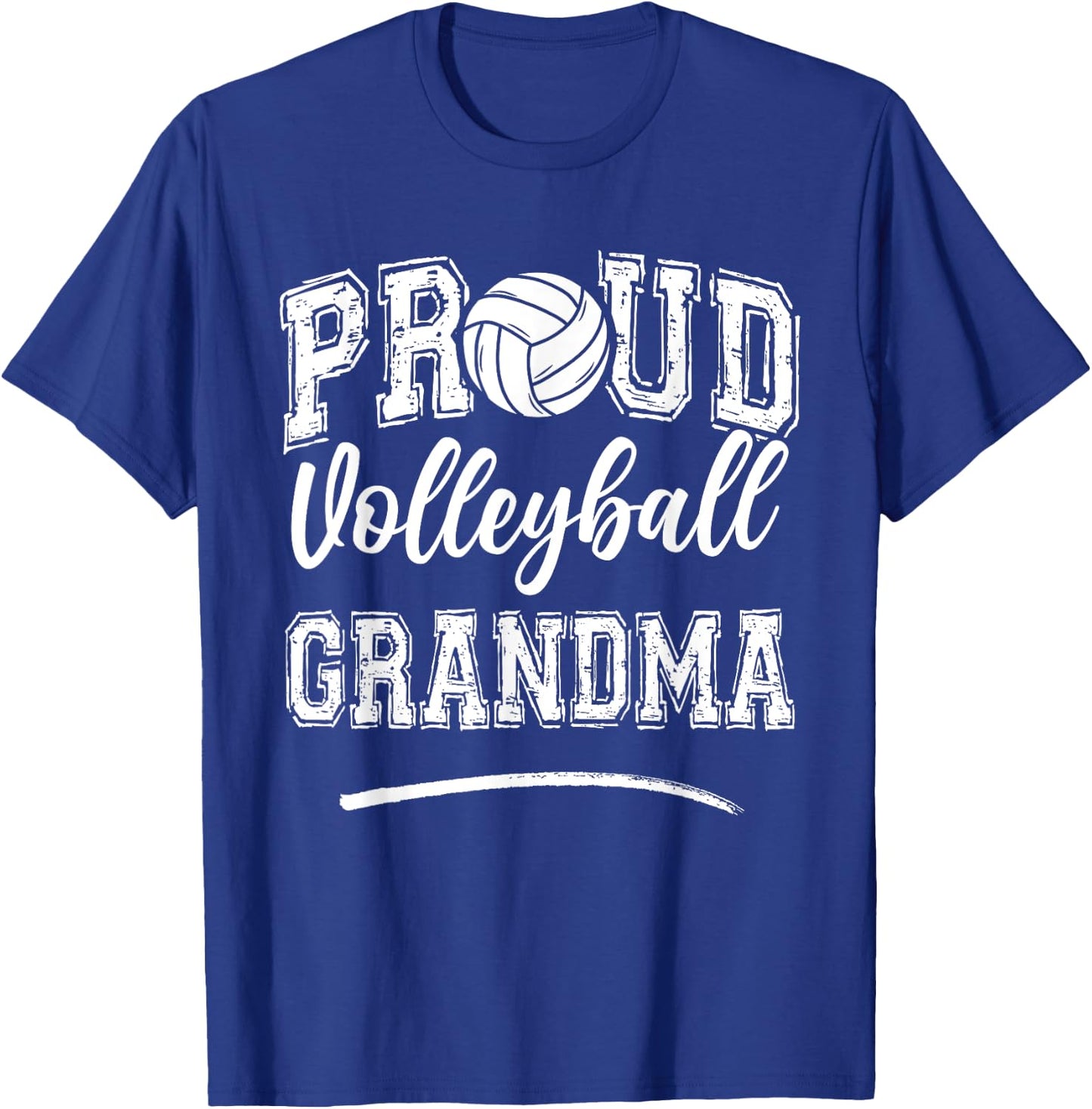 Proud Volleyball Grandma Funny College That's My Nephew T-Shirt - T-Shirt | Royal