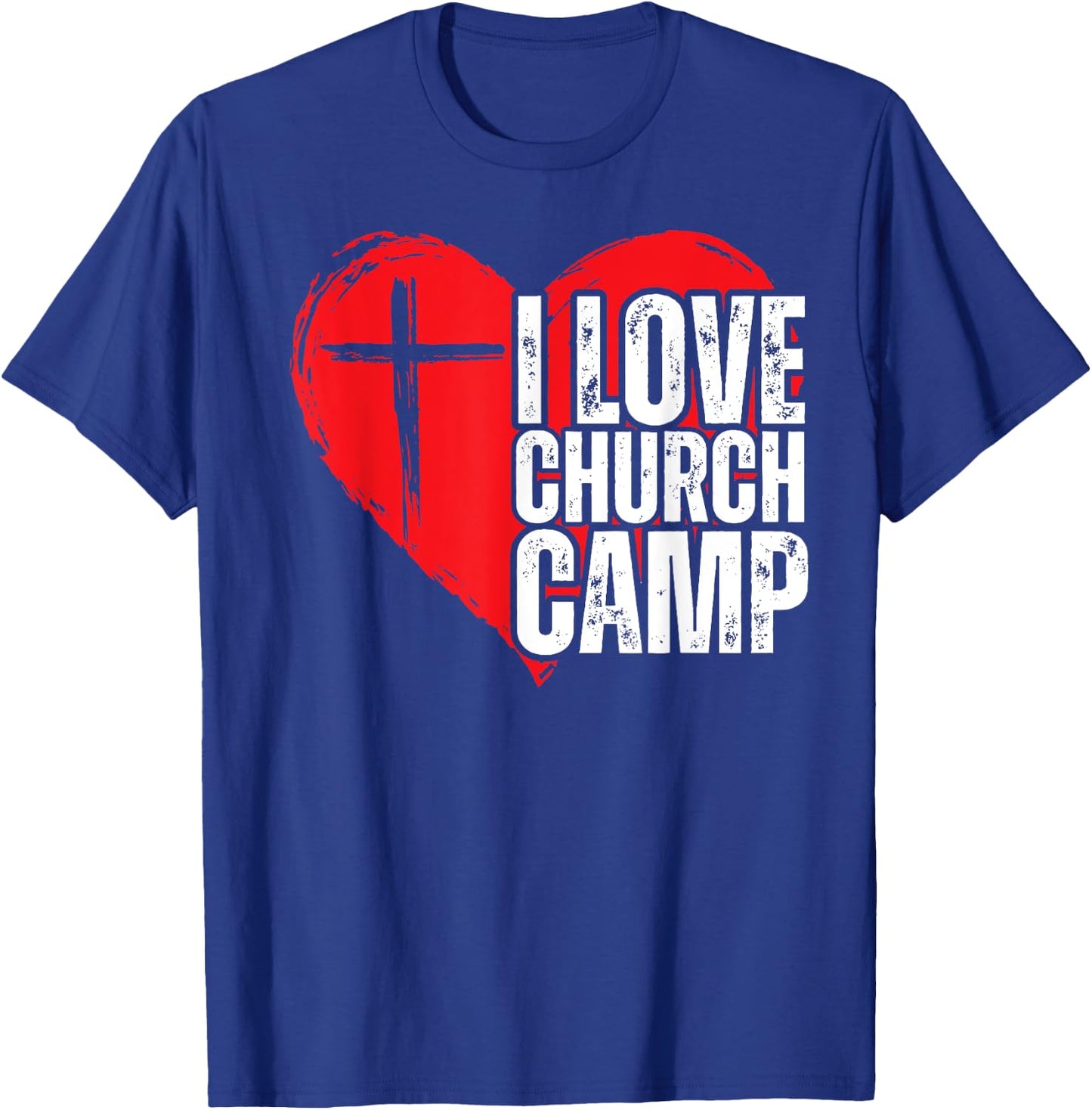 I Love Church Camp VBS Vacation Bible School Jesus VBS Crew T-Shirt - T-Shirt | Royal