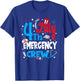 4th Of July Emergency Crew Emergency Nurse Fireworks Men T-Shirt - T-Shirt | Royal