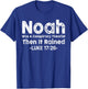 Christian Funny Conservative Noah Was A Conspiracy Theorist T-Shirt - T-Shirt | Royal