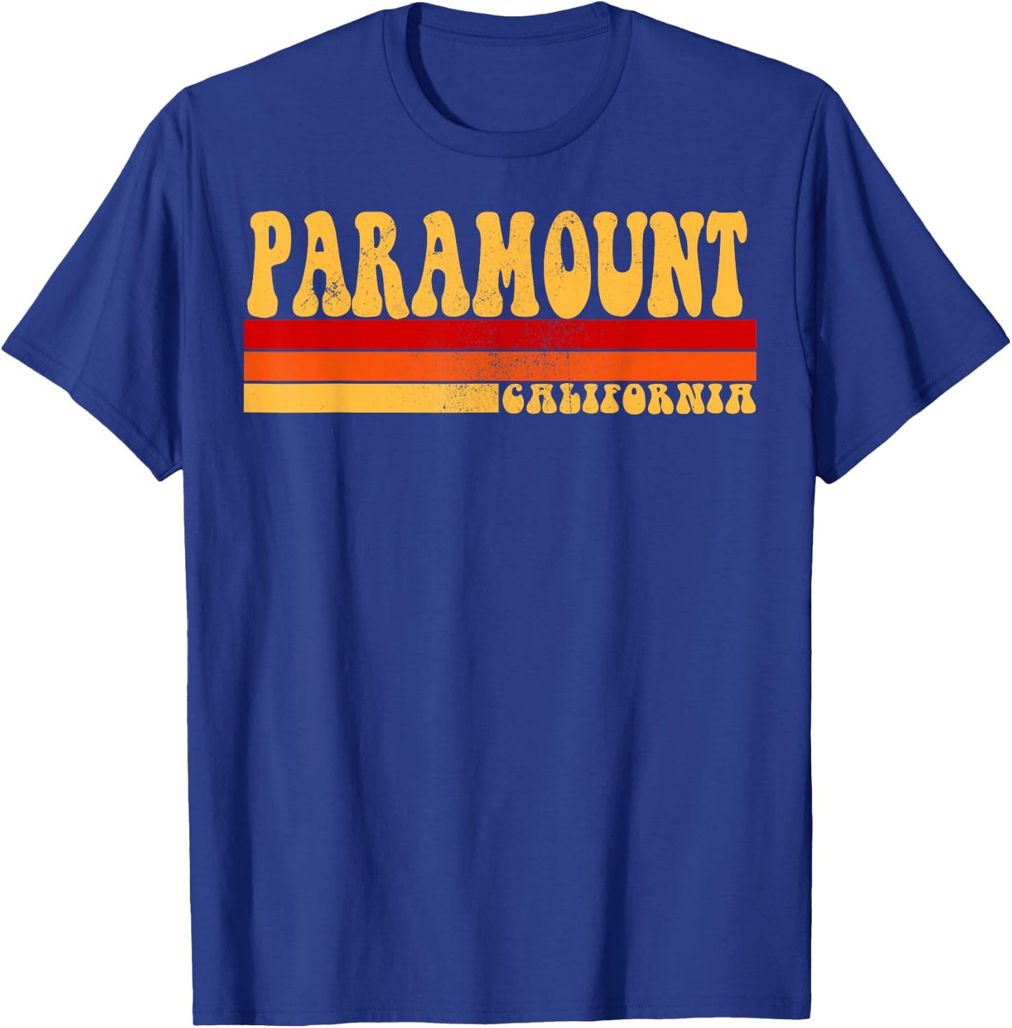 PARAMOUNT California City Vintage Roots Retro Design 70s 80s T-Shirt - T-Shirt | Royal