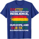 Juneteenth Celebration Resilience Hope Faith Men Women Kids T-Shirt - T-Shirt | Royal