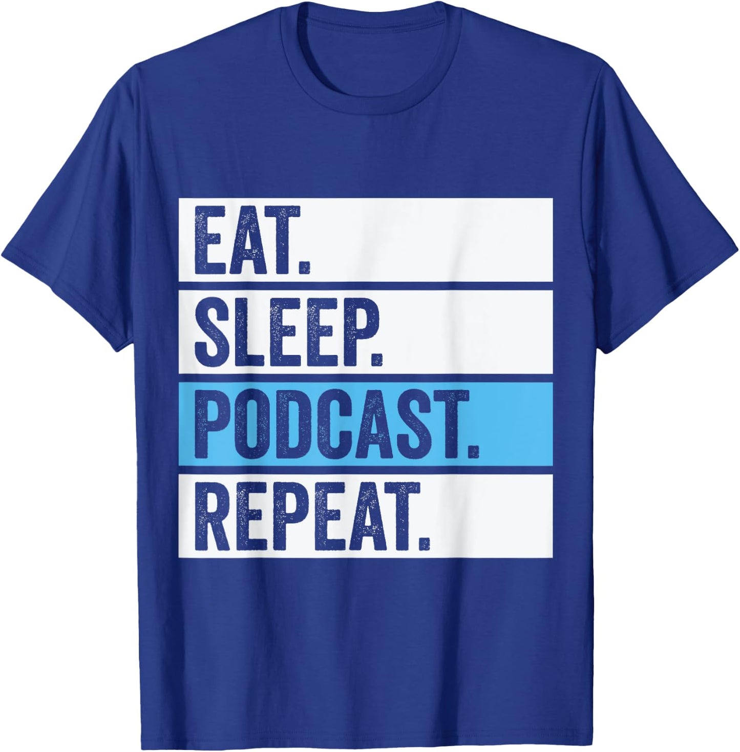 Cool Podcasting Women Radio Podcaster Podcast Lovers T-Shirt - T-Shirt | Royal