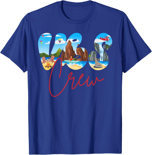 Scuba VBS Crew Breaker Rock Beach VBS 2024 Christian Women Kids T-Shirt - T-Shirt | Royal