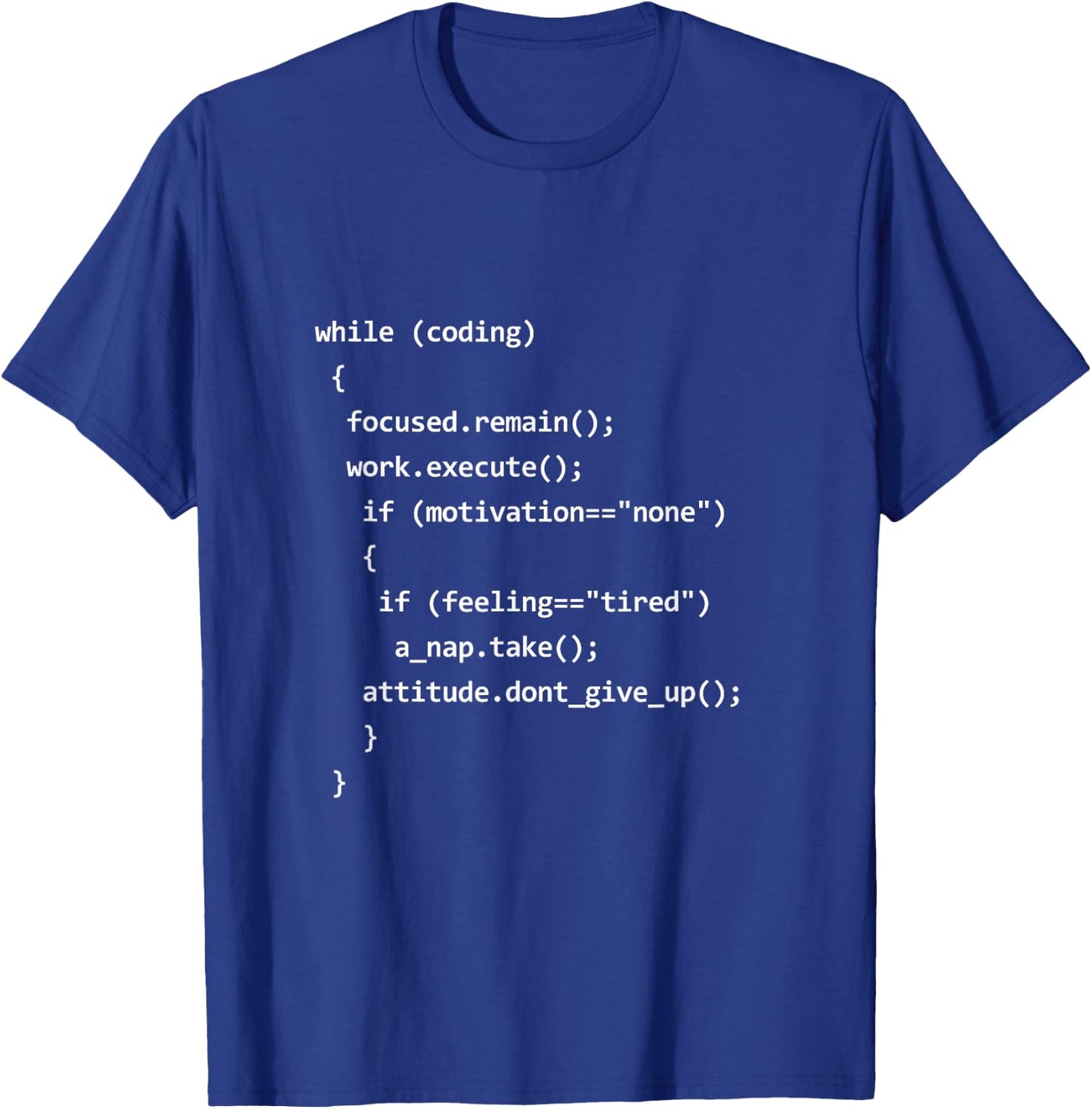 Funny Javascript Programming Web Software Developer Coder T-Shirt - T-Shirt | Royal