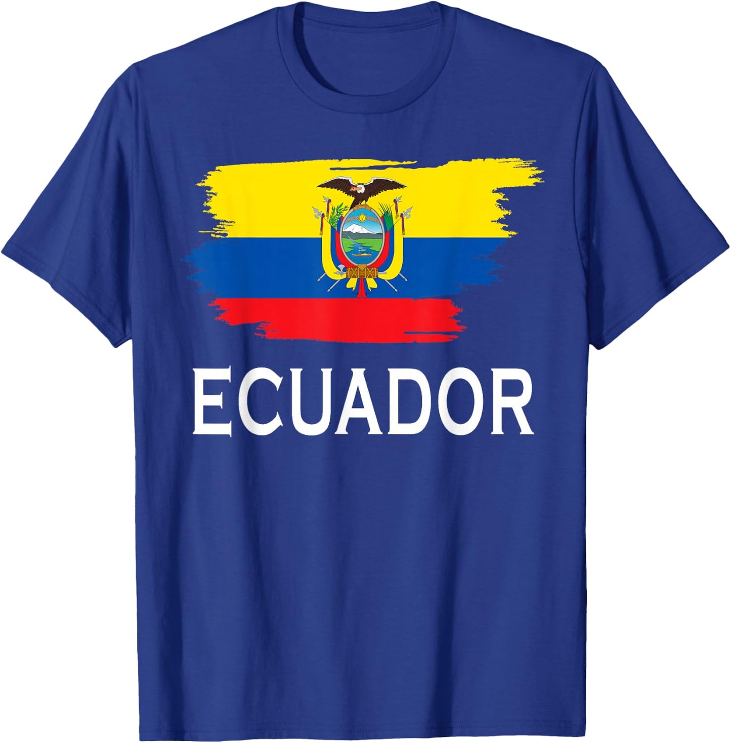 Ecuador Country Ecuadorian Flag Women Kids Ecuador T-Shirt - T-Shirt | Royal