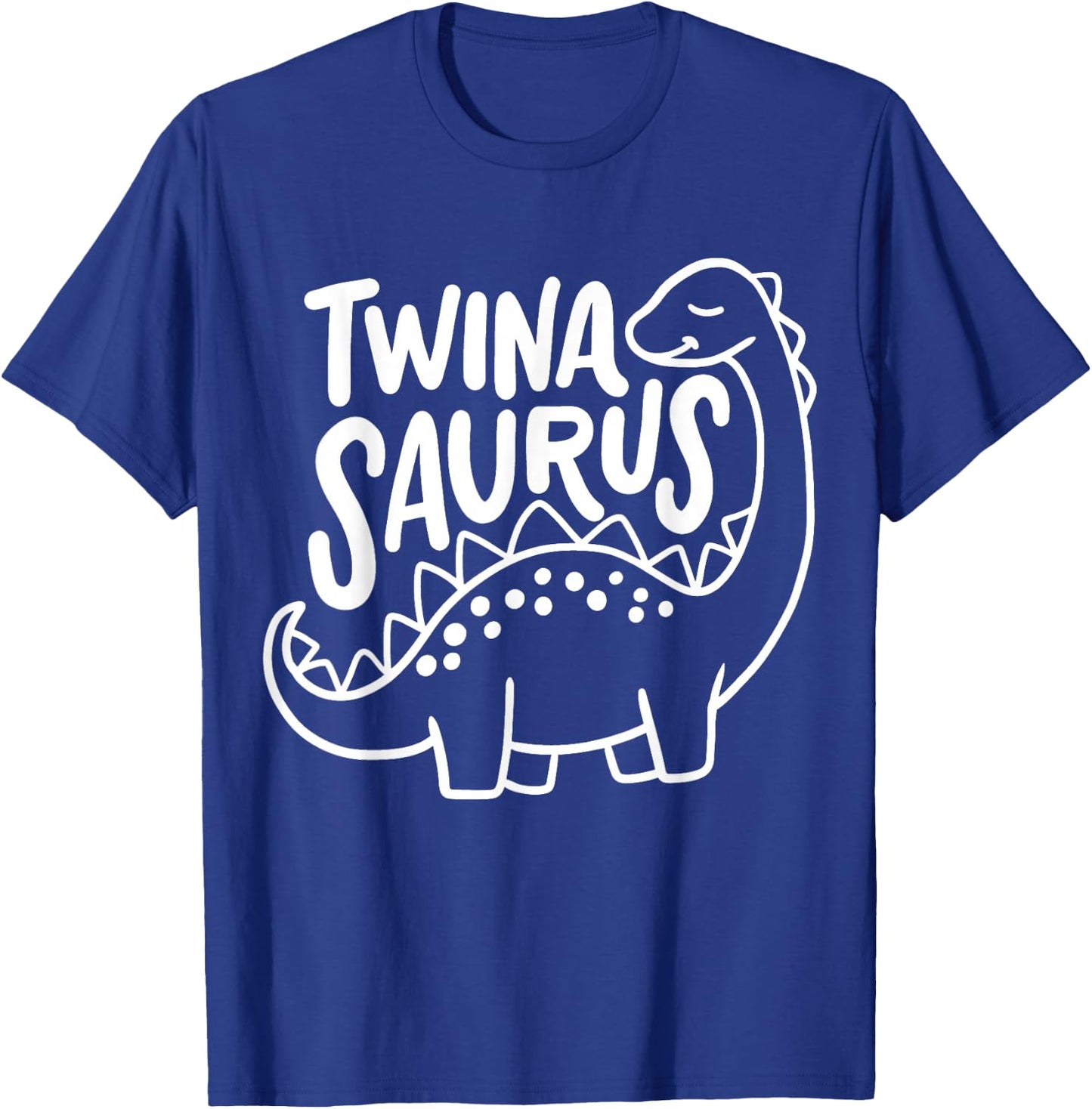 Twins Twin Kids Twinasaurus T-Shirt - T-Shirt | Royal