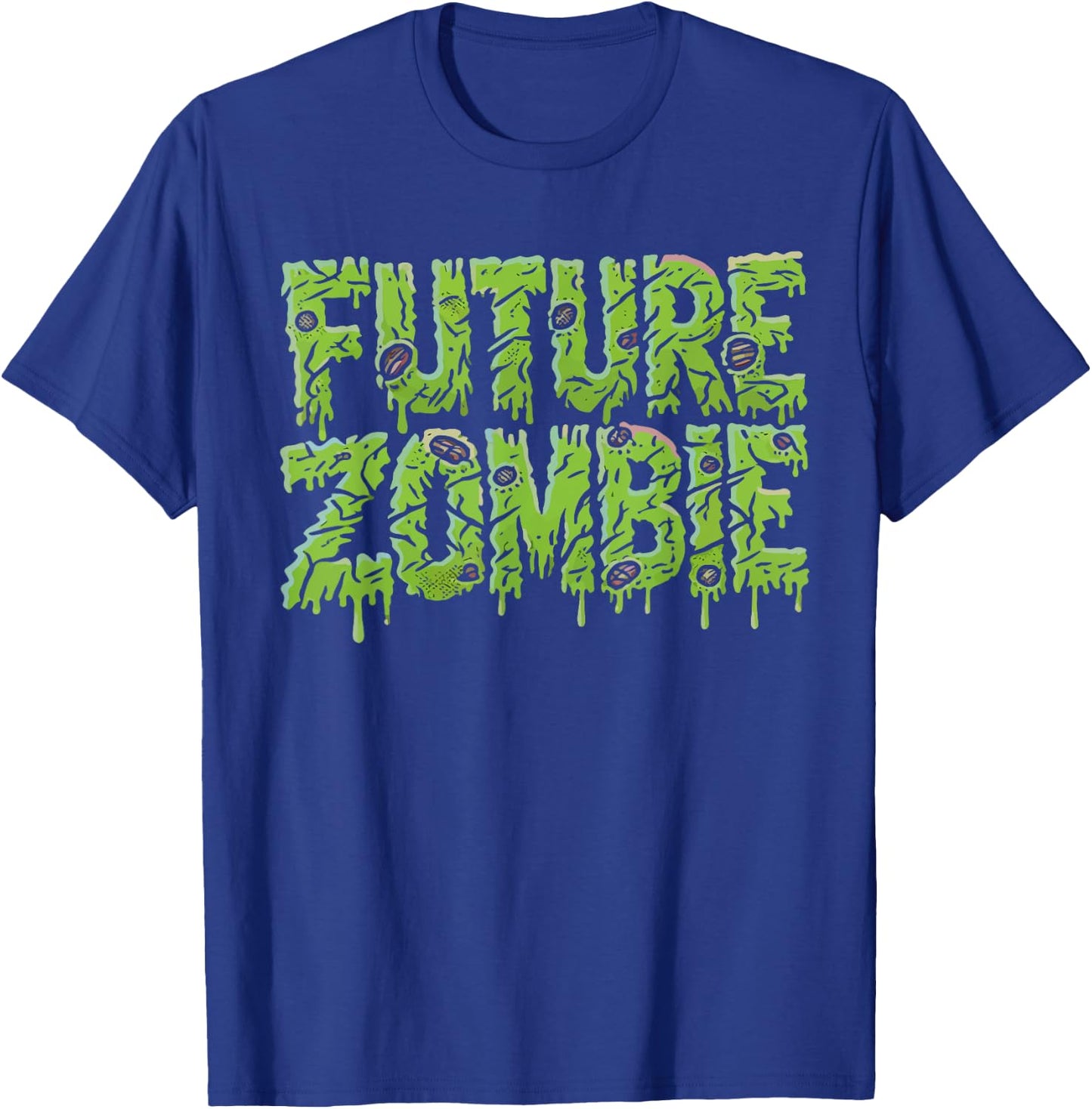 Future Zombie Halloween Costume Creepy T-Shirt - T-Shirt | Royal
