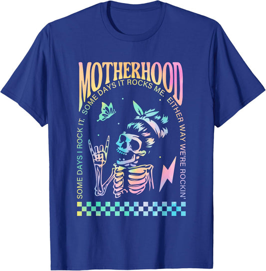Rockin' Motherhood Tie Dye T-Shirt - T-Shirt | Royal