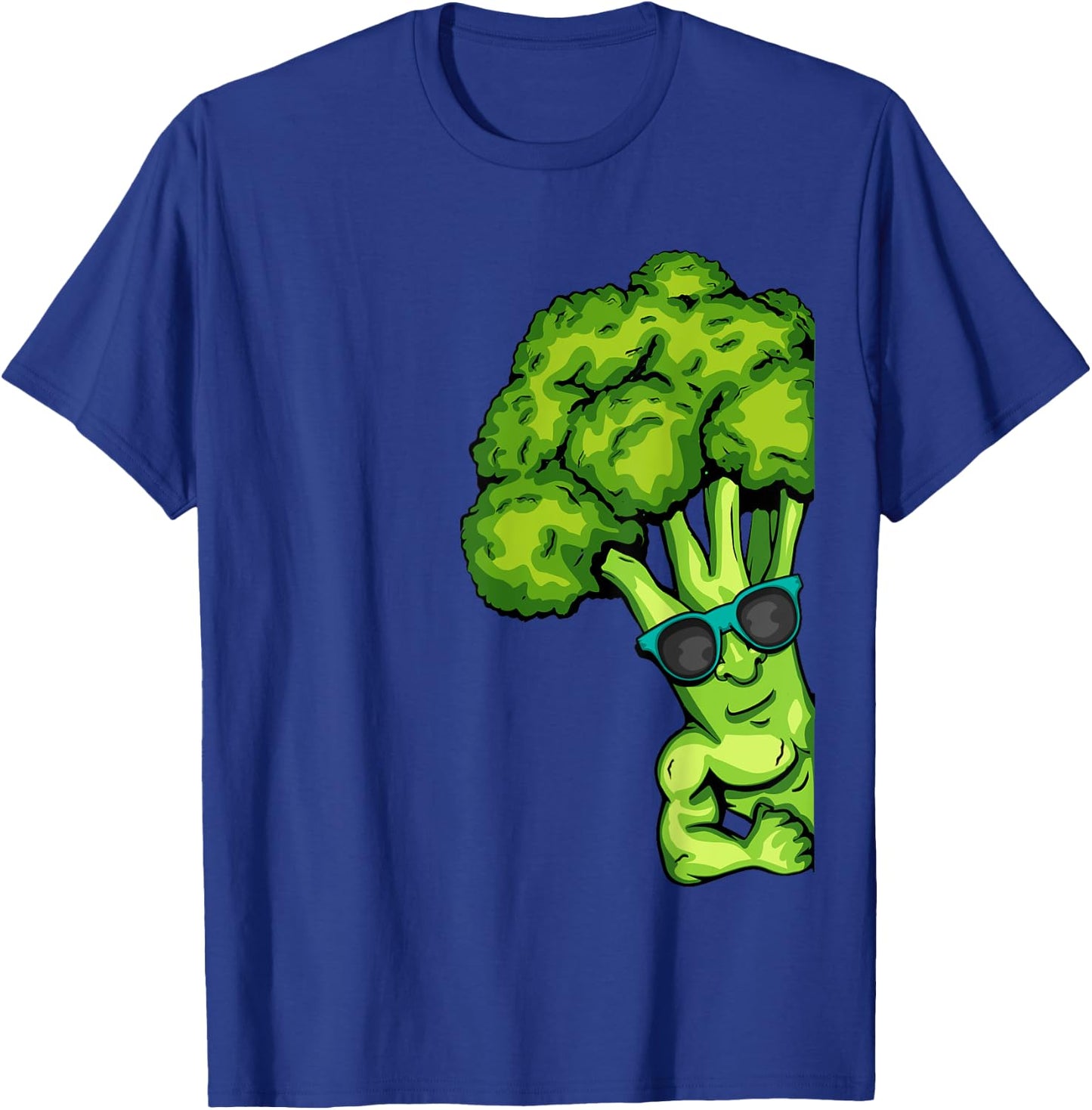 Broccoli Lover Healthy Vegetables Gym Fitness Bodybuilding T-Shirt - T-Shirt | Royal
