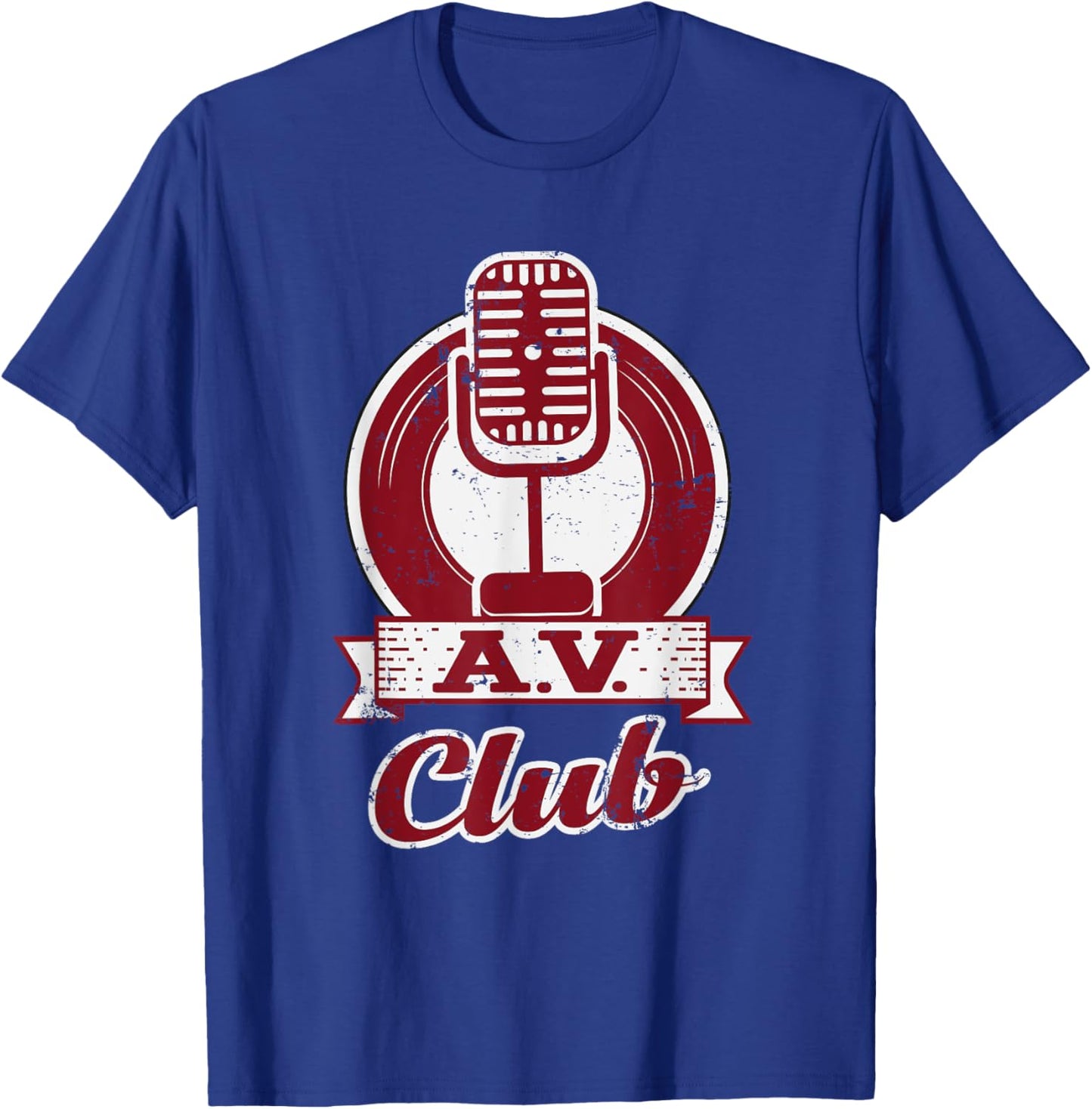 AV Club Funny Cute Retro T-Shirt - T-Shirt | Royal