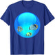 Frutiger Aero Aesthetic Tech Orb Fishes T-Shirt - T-Shirt | Royal
