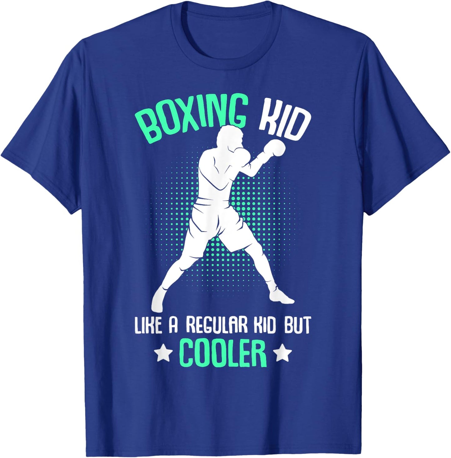 Boxing Kid Boxer Boys T-Shirt - T-Shirt | Royal