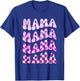 Groovy Checkered Mama Funny Mom Mothers day T-Shirt - T-Shirt | Royal