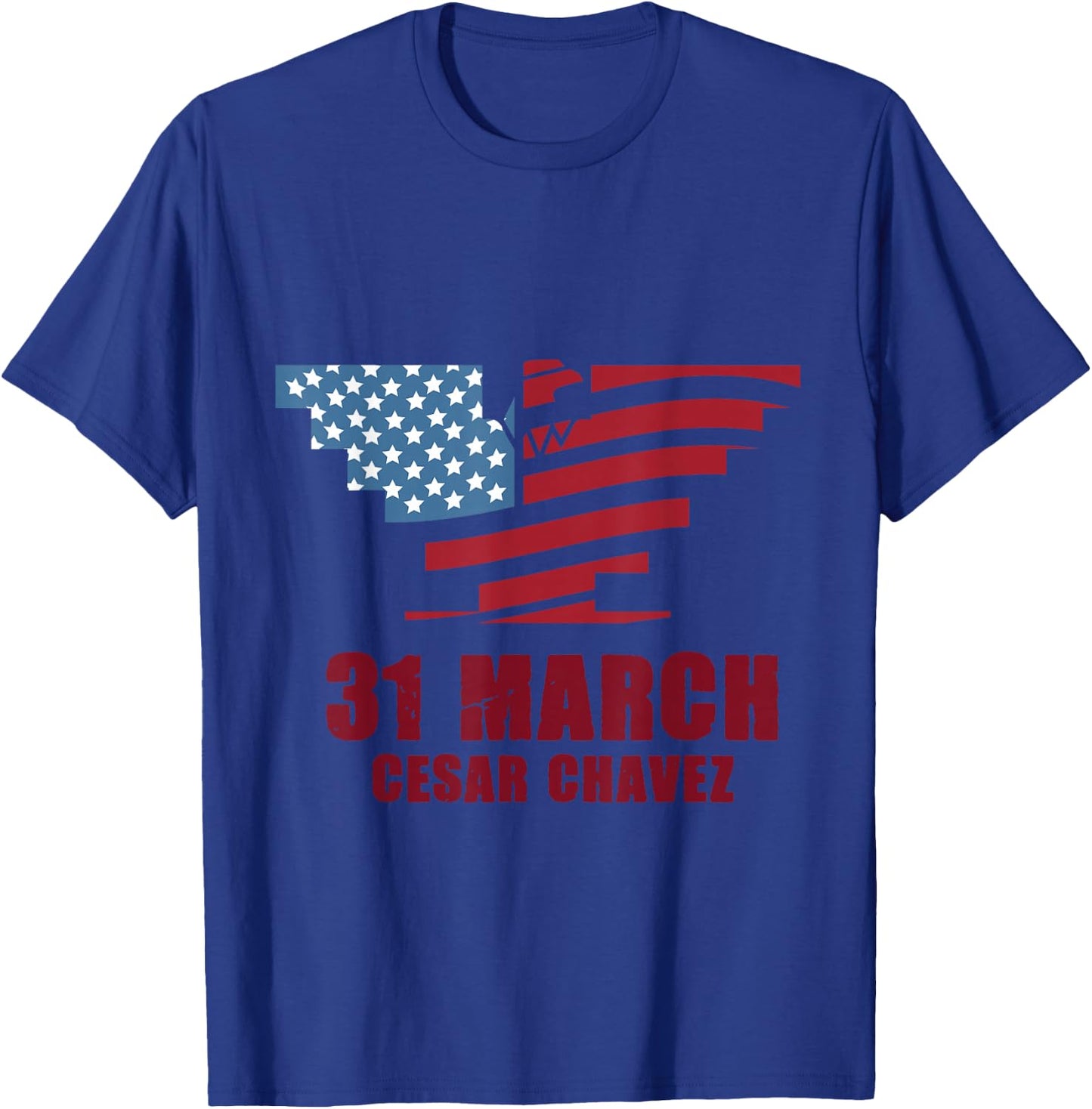 Cesar Chavez Day March 31 Si Se Puede T-Shirt - T-Shirt | Royal