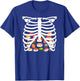 Halloween Japanese dish Food Rib Cage Skeleton Sushi T-Shirt - T-Shirt | Royal